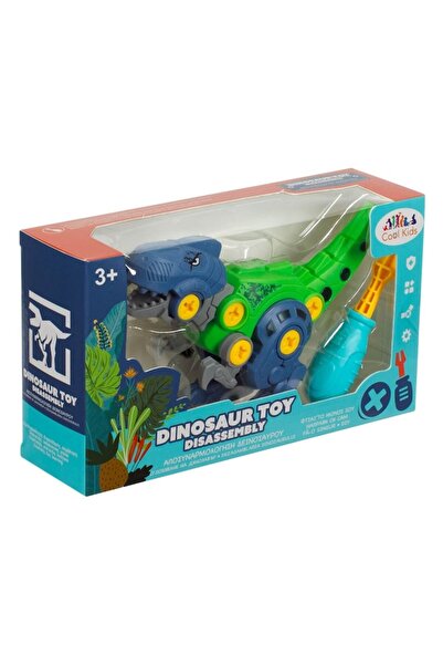 OEM Constructive Dinosaur Toy, Multicolor, Assembly/Disassembly, Age 3+