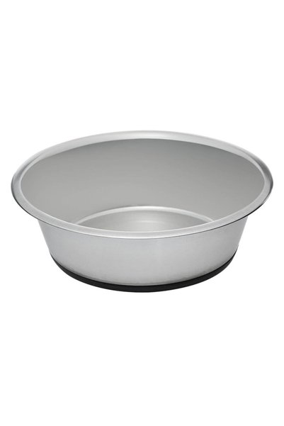 OEM Bol metalic pentru animale de companie, capacitate 2,5 l, diametru 25 cm, antiderapant