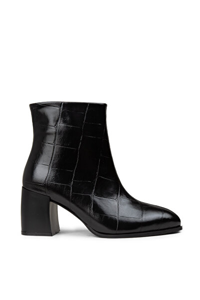 Deery Γυναικείες μαύρες μπότες με φερμουάρ