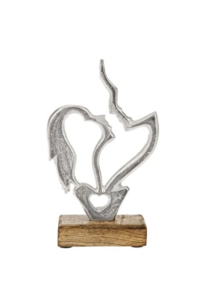 OEM Decoratiune Metalica de Masa Fete 13x5x22cm