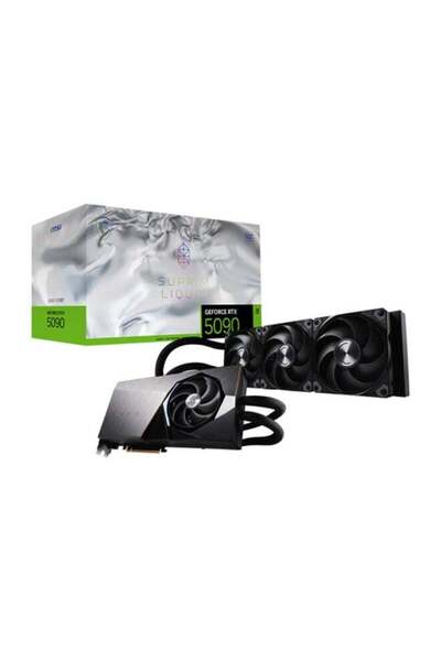 MSI بطاقة رسومات GeForce RTX 5090 32GB GDDR7 SUPRIM LIQUID SOC