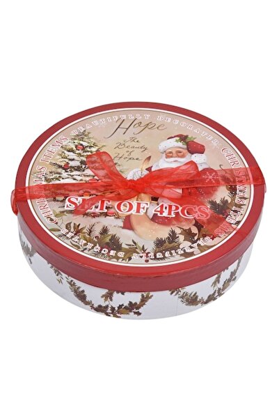 SHOPIENS Set Porcelain Plates Vintage, 19 cm, Multicolor, 4 Pieces, MYONNA IT & E- COMMERCE