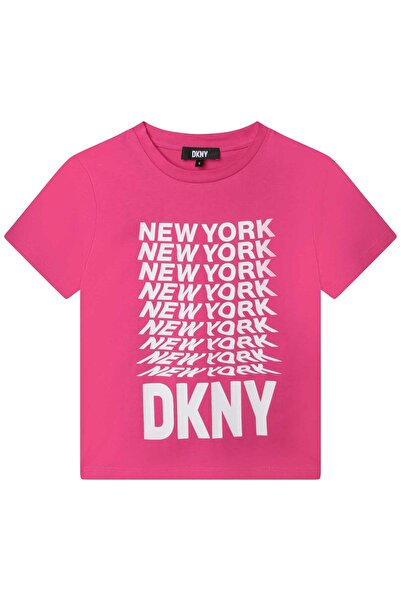 Dkny Tricou pentru fete D35S76 roz