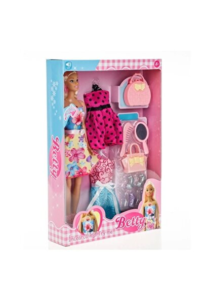 BETTY Manechin pentru păpușă cu haine și accesorii, include baterii, vorbește...