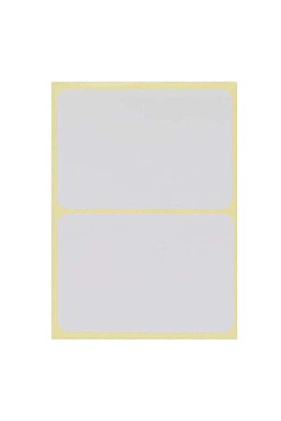 SHOPIENS Set de etichete autoadezive, 7,5x5 cm, 20 bucăți, albe, MYONNA IT & ...