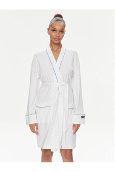 Dkny Women's Bathrobe YI10008 White