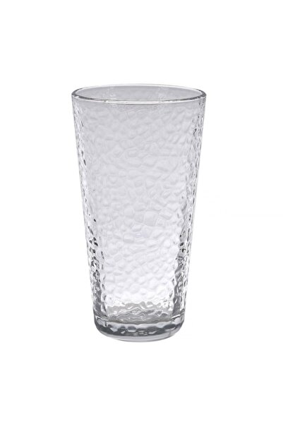 SHOPIENS Crumpled Glass Water Tumbler, Transparent, 310 ml