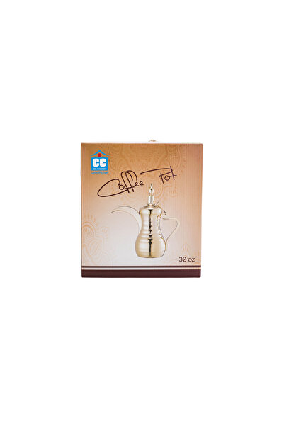 CC 950 ml gold steel coffee pot