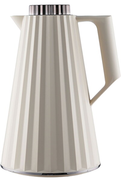 Generic Elegance Figo Thermos, 1 liter, glass inner container, nickel lid - B...