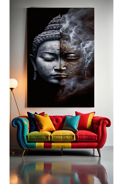 özkacar MODEL BUDA V1 Tablou pe pânză pentru decorarea casei, perete, salon, ...