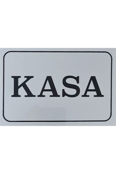 KİWİ AKSESUAR Golden Frame Direction Sign - Self Adhesive - 15/10cm