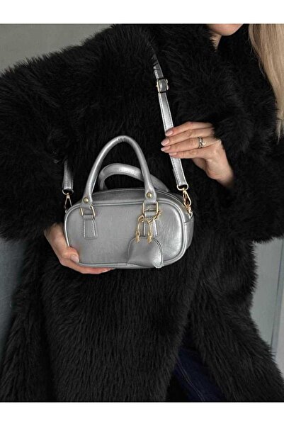 cocy-col GEANTĂ DE UMĂR PENTRU FEMEI ABRONIA SILVER BAG CU CADOU