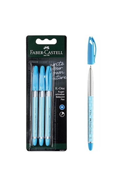 ANTBRO Set pixuri Faber-Castell K-One, albastre, 3 buc.