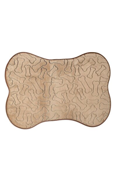 SHOPIENS Covoraș pentru câini, model cu oase, bej, 76x54 cm - MYONNA