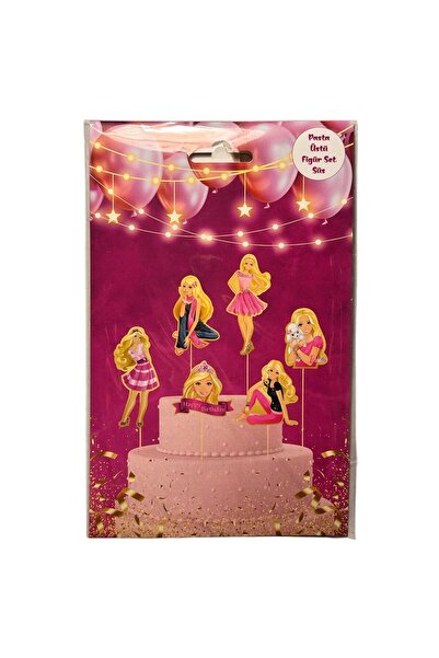 Barbie Temalı Tabak Bardak 8'li set