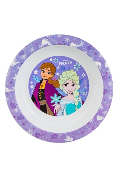 SHOPIENS Farfurie adâncă pentru copii, Frozen 2, liliac, 20 cm, plastic