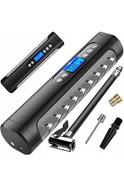 zola Compresor electric reincarcabil 10 bar, cu lumina LED, pentru bicicleta,...