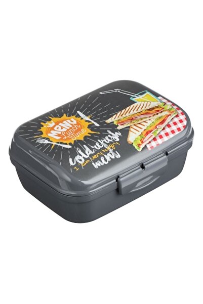 SHOPIENS Lunch Time Food Container, 1L, Grey, Plastic, Dishwasher Safe