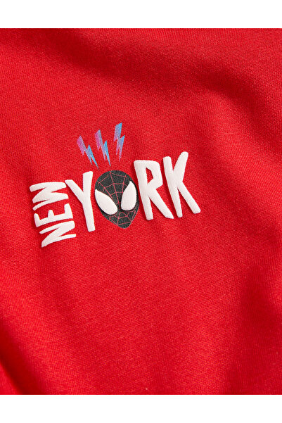 Marks & Spencer Saf Pamuklu Spider-Man Tişörtü (2–8 Yaş)