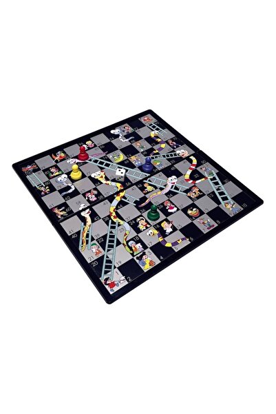 OEM Magnetic Board Game, Snakes and Ladders, Portable, Multicolor, 15.5x15.5 cm