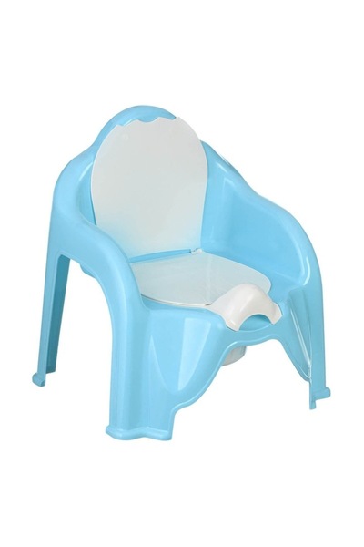 MYONNA IT & E- COMMERCE Potty Chair Honey Baby - Sky (Ciel), Capacity 20kg, Plastic, 32x32x34cm