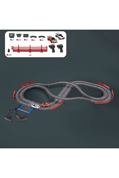 OEM Pista de Curse cu Masini, Turbo, Telecomanda, Lungime 440cm, Multicolor