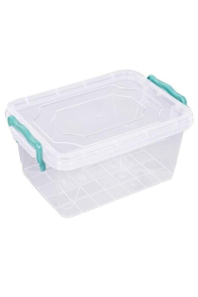 OEM Storage Box, Plastic, Transparent, with Lid, 1.5l