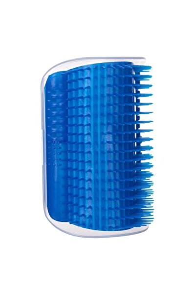 SHOPIENS Βούρτσα μασάζ γωνίας για γάτες, μπλε