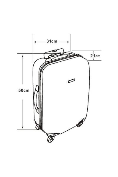 OEM Troler pentru fetițe, Unicorn Roz, 4 roți pivotante, dimensiune 30x21x50 cm
