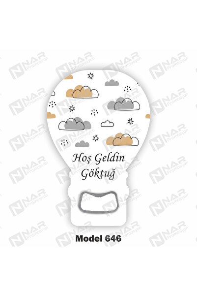 Nar Promosyon 50 Adet Mıknatıslı Açacak Magnet - Yanında Ambalaj Hediyeli - D...