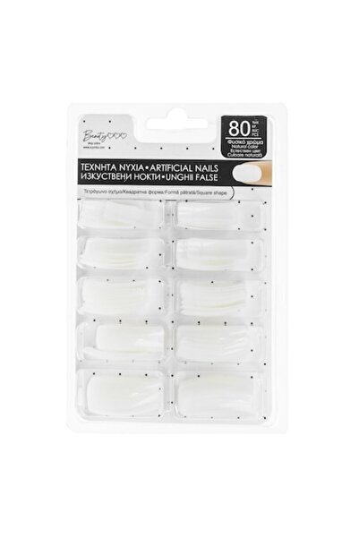 MYONNA IT & E- COMMERCE Rectangular False Nails Set, 80 pcs