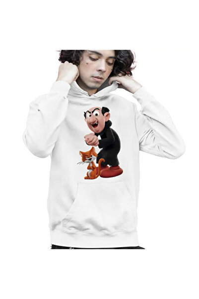 OEM Hanorac Copii Baieti Strumfii Gargamel Azrael Vrajitor