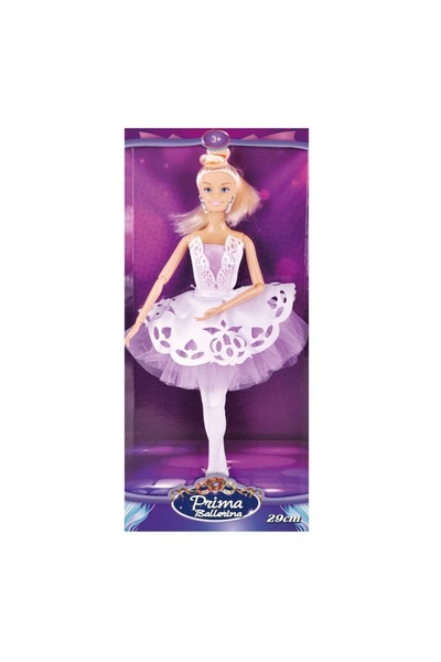 MYONNA IT & E- COMMERCE Mannequin Ballerina Doll, Prima Ballerina, Pink Tulle Dress, Silver Earrings, Pink Pointe Shoes, 29