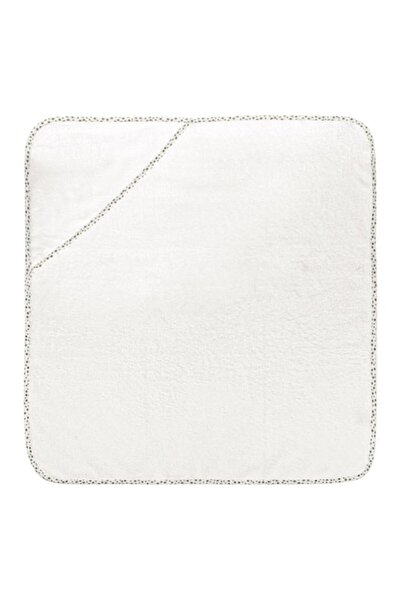 OEM Cotton Hooded Towel White with Stars 75x75cm