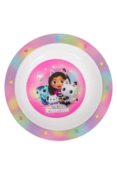 OEM Deep Plastic Plate Rainbow Gabby's Dollhouse Ø20cm