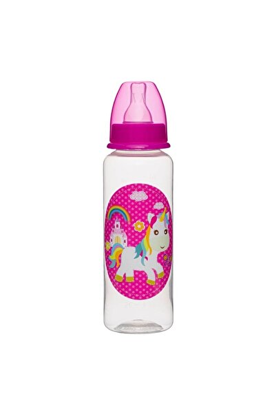 OEM First Step Unicorn Baby Bottle, Silicone Nipple, 250 ml, Multicolor, 0M+