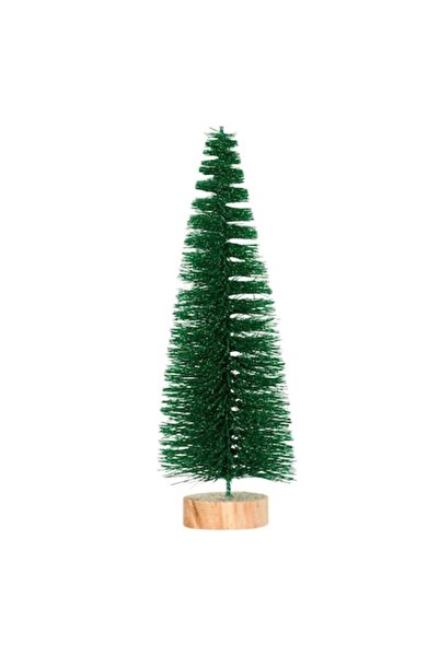 OEM Decorative Christmas Tree Destar, Glitter Model, Green, Height 24 cm
