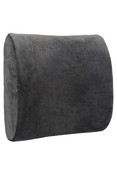 SHOPIENS Anatomical Back Pillow, Foam, Gray, 32x30x10 cm - MYONNA
