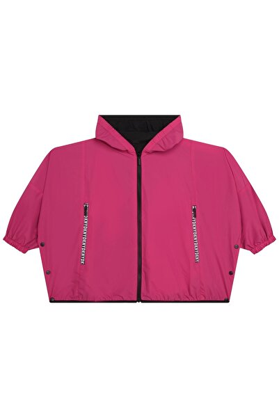 Dkny Girls Transition Jacket D36673 Black, Pink