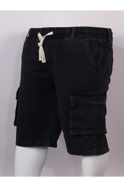 Red Planet Men’s Denim Bermuda Shorts with Multi Pockets – Casual