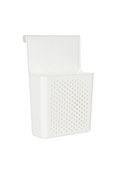 OEM Hanging Cabinet Storage Basket, Plastic, White, 24 x 12.5 x 35.5 cm