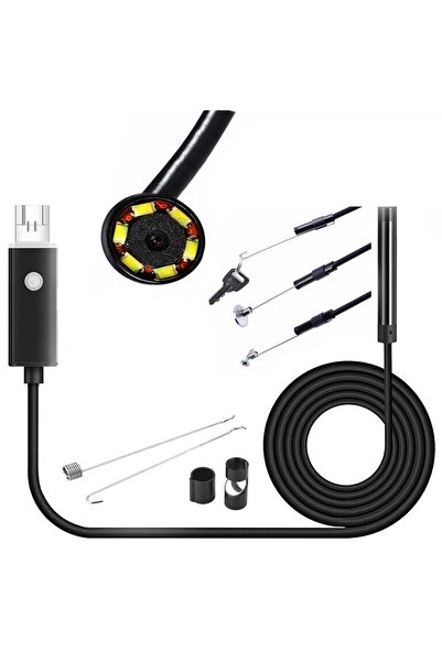 zola Endoscopic inspection camera, 6 LED, Android/PC, USB micro USB, digital zoom, waterproof, 10 m