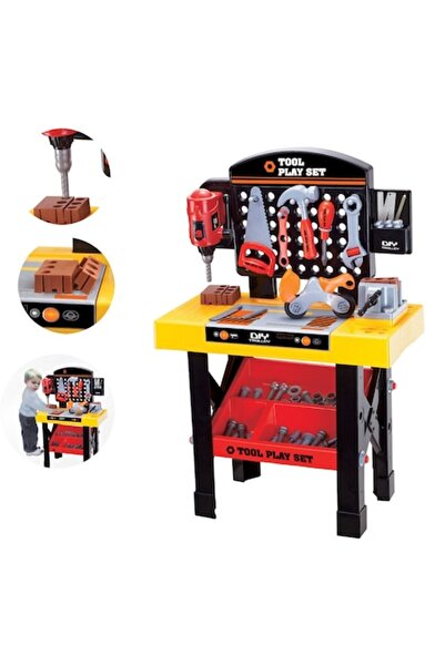 OEM Banc de lucru cu unelte, 51 de piese, multicolor, 3+ ani