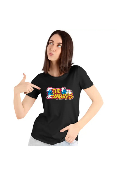 OEM Tricou Femei Satul Strumfilor