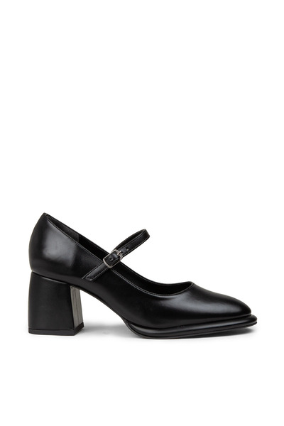 Deery Women's Black Daily Heeled Shoes
