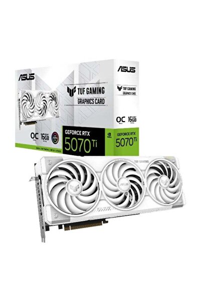ASUS TUF Gaming GeForce RTX 5070 Ti OC Edition White 16GB GDDR7 Graphics Card