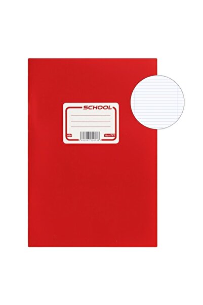 SHOPIENS Dictation Notebook A5, 60 Sheets, Red Cover