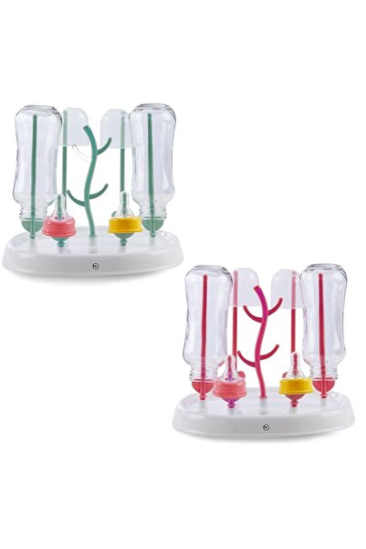 OEM Drying rack for bottles and nipples, white plastic, 24x20x19.5cm