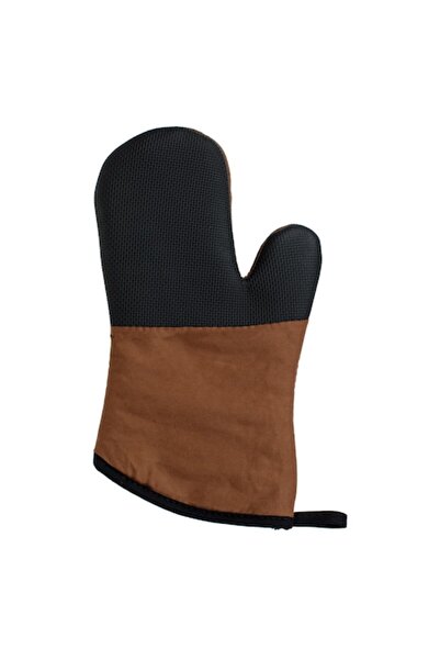 SHOPIENS Neoprene Kitchen/Grill Glove, Brown-Black, 17x33 cm