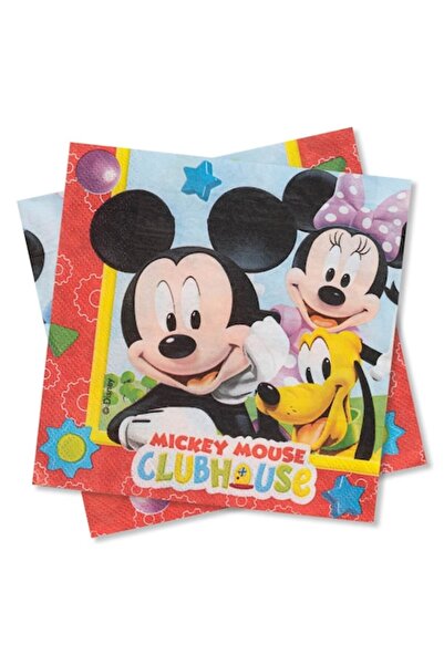 YUPY Colored table napkins with Mickey model 33x33cm - 16pcs